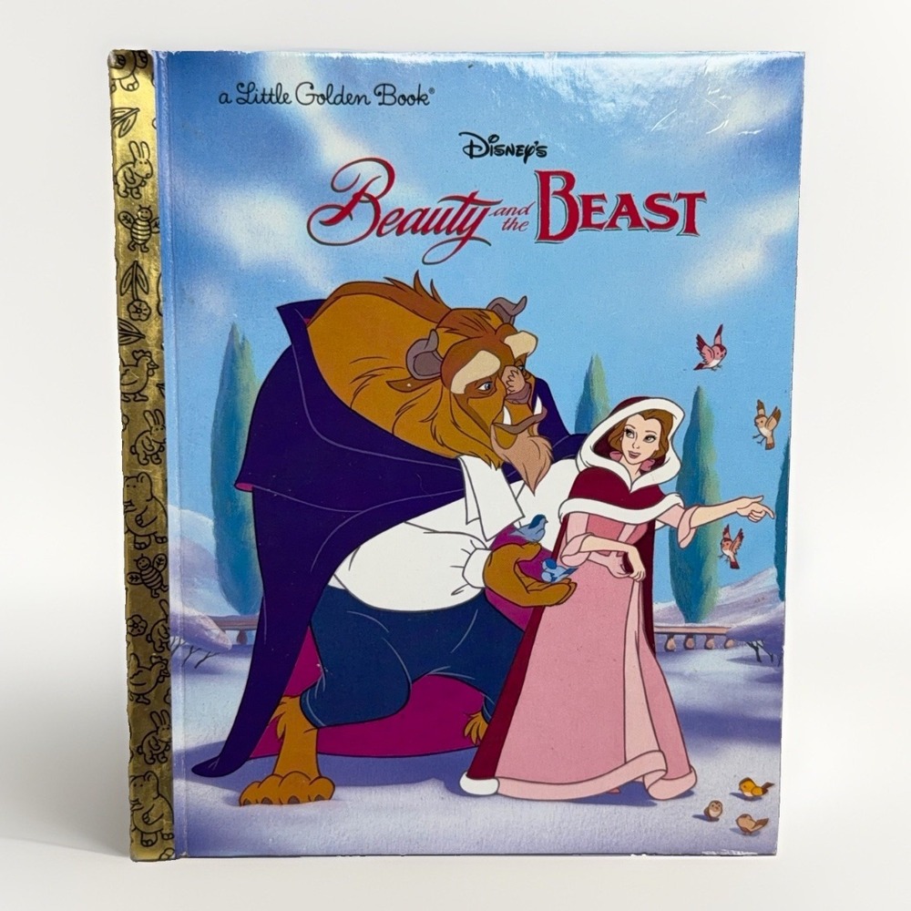 Disney's Beauty and the Beast Little Golden Book Picture Storybook Hardcover